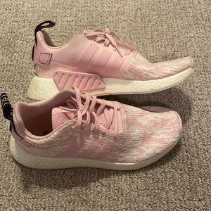 Pink Adidas Boost Tennis Shoes